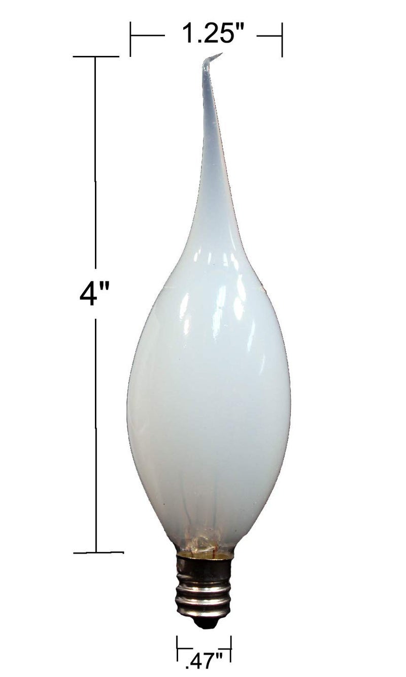 Creative HobbiesÂ® Country Style Silicone Dipped Candle Light Bulbs, 15 Watt -Pack of 6 Bulbs - Image 3